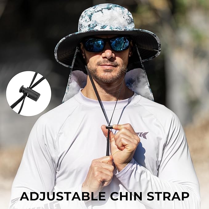 KastKing Sol Armis UPF 50 Boonie Hat - Sun Protection Hat, Fishing Hat, Beach & Hiking Hat, Paddling