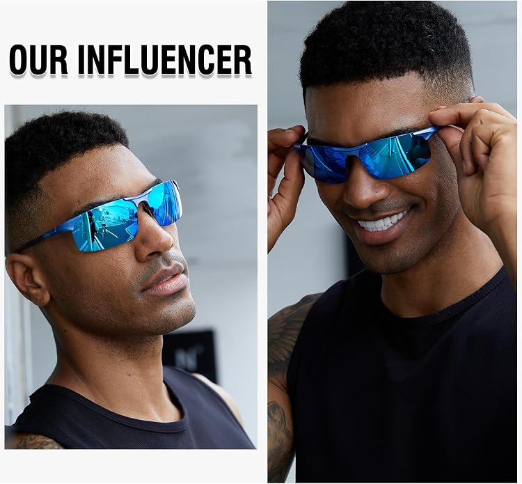DUCO Polarized Sunglasses Mens Ultralight Carbon Fiber Sun Glasses for Men Driving Sports Fishing UV400 Protection DC8277