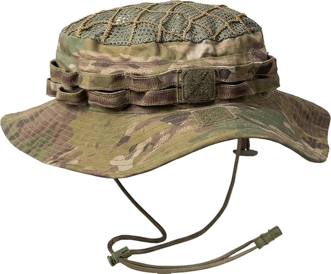 CQR Men's Tactical Boonie Hat, Breathable Packable Sun Hat for Hunting, Hiking, Fishing, Shooting, and Outdoor Activities
