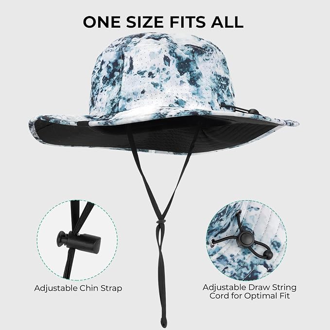 KastKing Sol Armis UPF 50 Boonie Hat - Sun Protection Hat, Fishing Hat, Beach & Hiking Hat, Paddling