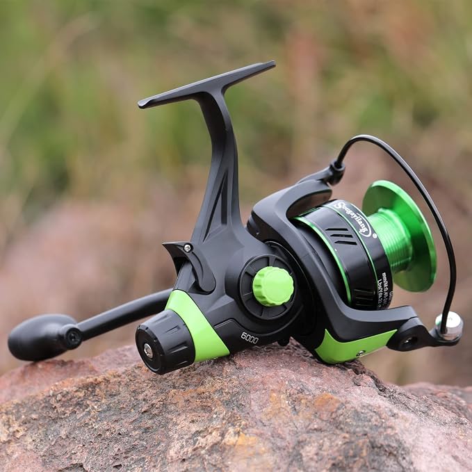 Sougayilang Carp Fishing Reel 13+1 Stainless Steel BB Bait Feeder Spinning Reel for Freshwater and Saltwater