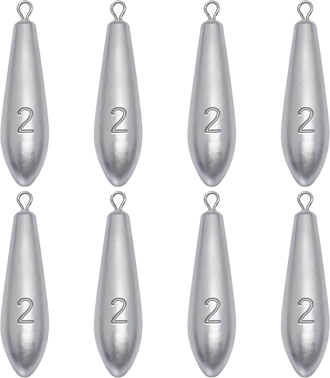 Drop Shot Fishing Weights Sinkers for Saltwater Freshwater Fishing
