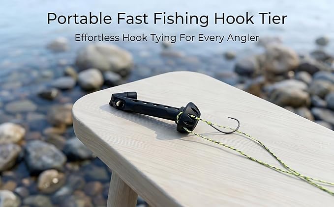 2PCS Fly Fishing Magnetic Fly Threader, Fishing Accessory to Easily Rig Small Flies & Tippet on Water, Make Fly Tying Simpler, Works with Most Hooks, tippets, and Fly Styles