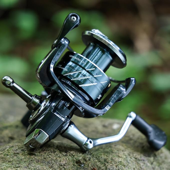 Sougayilang Spinning Fishing Reel,5.0:1/4.7:1 Gear Ratio,3+1BB High Strength Aluminum Design,Ultra-Smooth Operation with Free Balance Bar 1000 2000 3000 4000 5000series