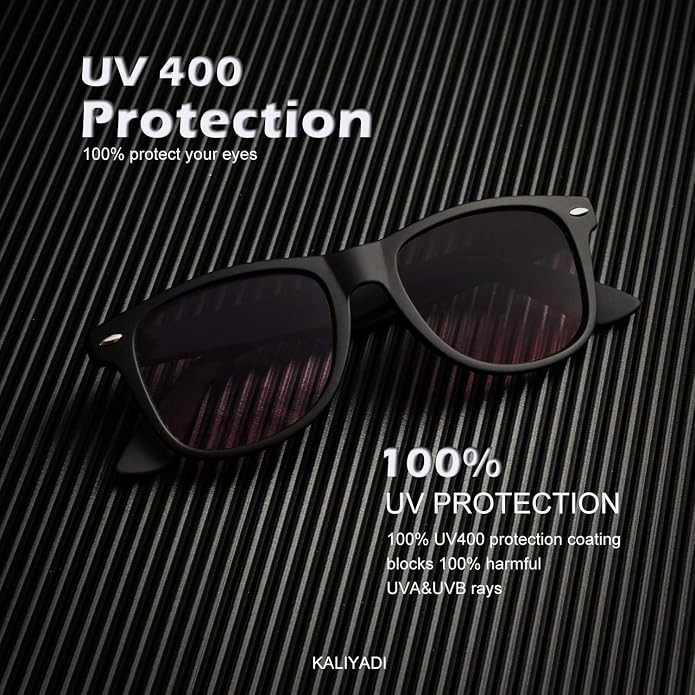 KALIYADI Sunglasses Men Polarized for Mens and Womens Unisex Sun Glasses for Driving UV Protection