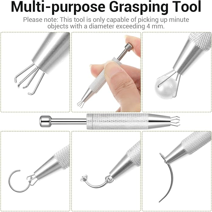 8 Pcs Septum Piercing, Stainless Steel Septum Rings 16G, Horseshoe Septums 6/8/10/12 External Thread with Replacement Ball and Grip Pen for Nose, Eyebrows, Ears, Lips