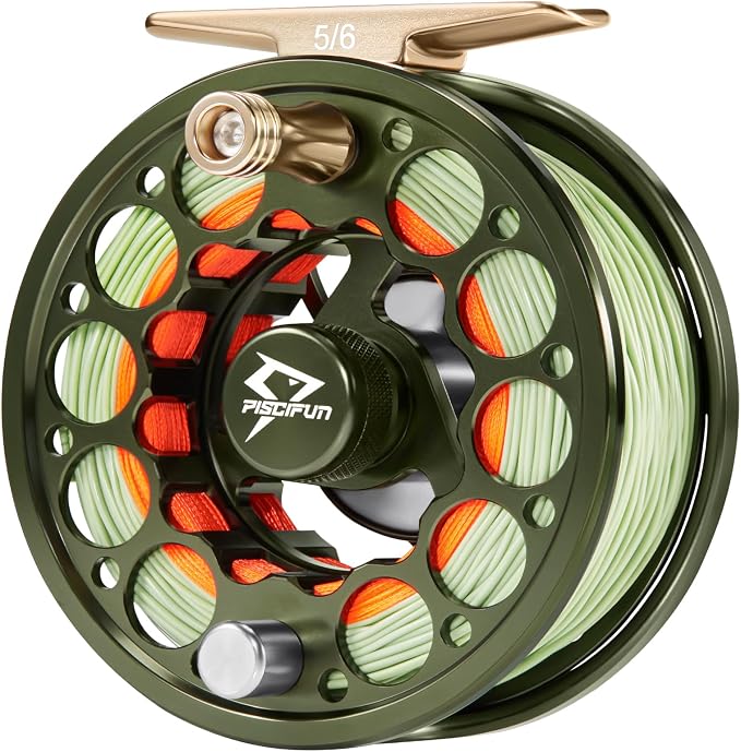 Piscifun Sword Fly Fishing Reel, CNC-Machined Aluminum Alloy Fly Reel