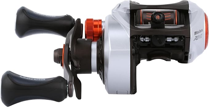 Abu Garcia Revo X BFS Low Profile Reel, Reliable Freshwater Fishing Reel, Lightweight C6 Carbon Sideplates and BFS Tuned MagTrax Braking System, Carbon Matrix Drag System