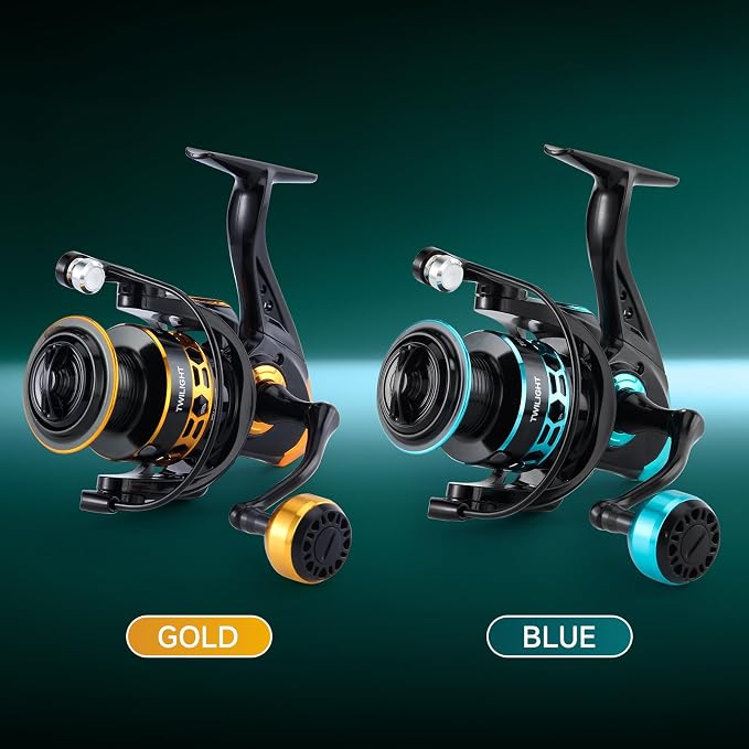 HAUT TON Dolphin Advance Edition Spinning Reel,5.2:1Gear Ratio,22LBS,5+1BB,Backlash Free Bearing,Sealed Drag System,Saltwater,Freshwater Fishing Reels