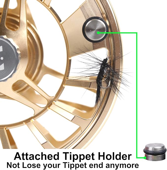 Maxcatch AVID PRO Fly Fishing Reel with CNC-machined Aluminum Body Super Large Arbor Design-3/5, 5/7, 7/9, 9/11 Weights