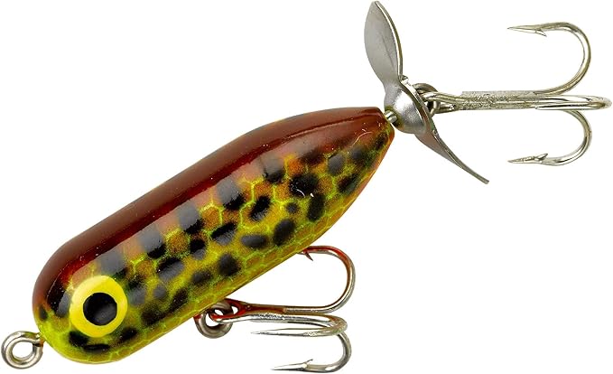 Heddon Torpedo Prop-Bait Topwater Fishing Lure with Spinner Action