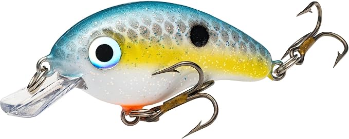 Strike King Bitsy Pond Minnow Crankbait Fishing Lure, 3/32 oz, Irresistible to Fish