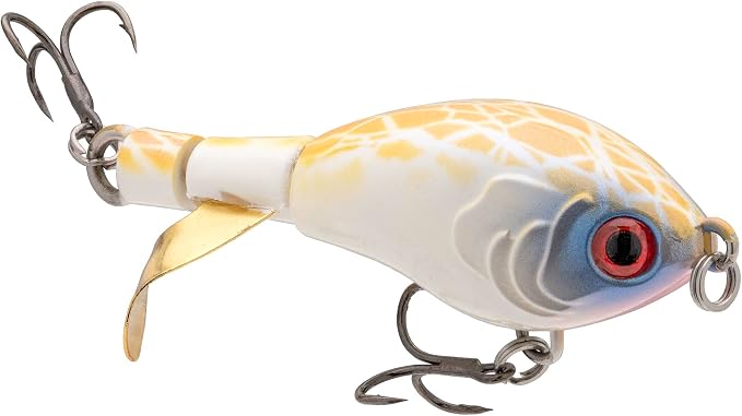 Strike King Bitsy Chickin Fishing Lure, Topwater Plopper, 2 1/2-Inches, 1/4-Ounce