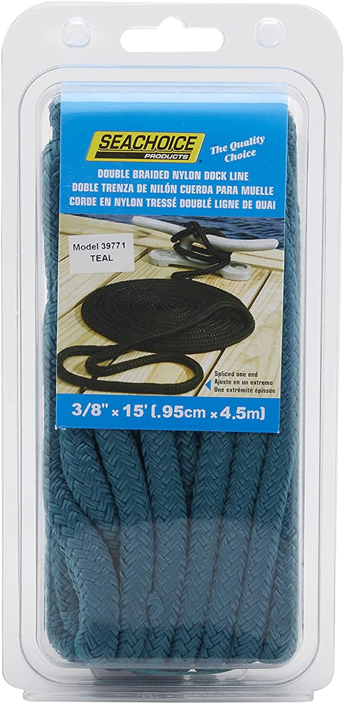 Seachoice Double-Braid Nylon Dock Line