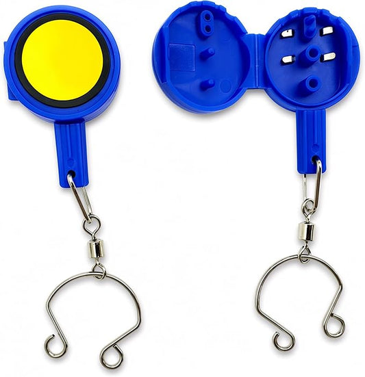 2-Packs Fishing Knot Tying Tool-Magnetic Fly Threader-Easy Cast Knot Tying Tool, Fly Fishing Tools and Accessories for Beginner Fishermen,Fits Hooks from 28 to 4/0