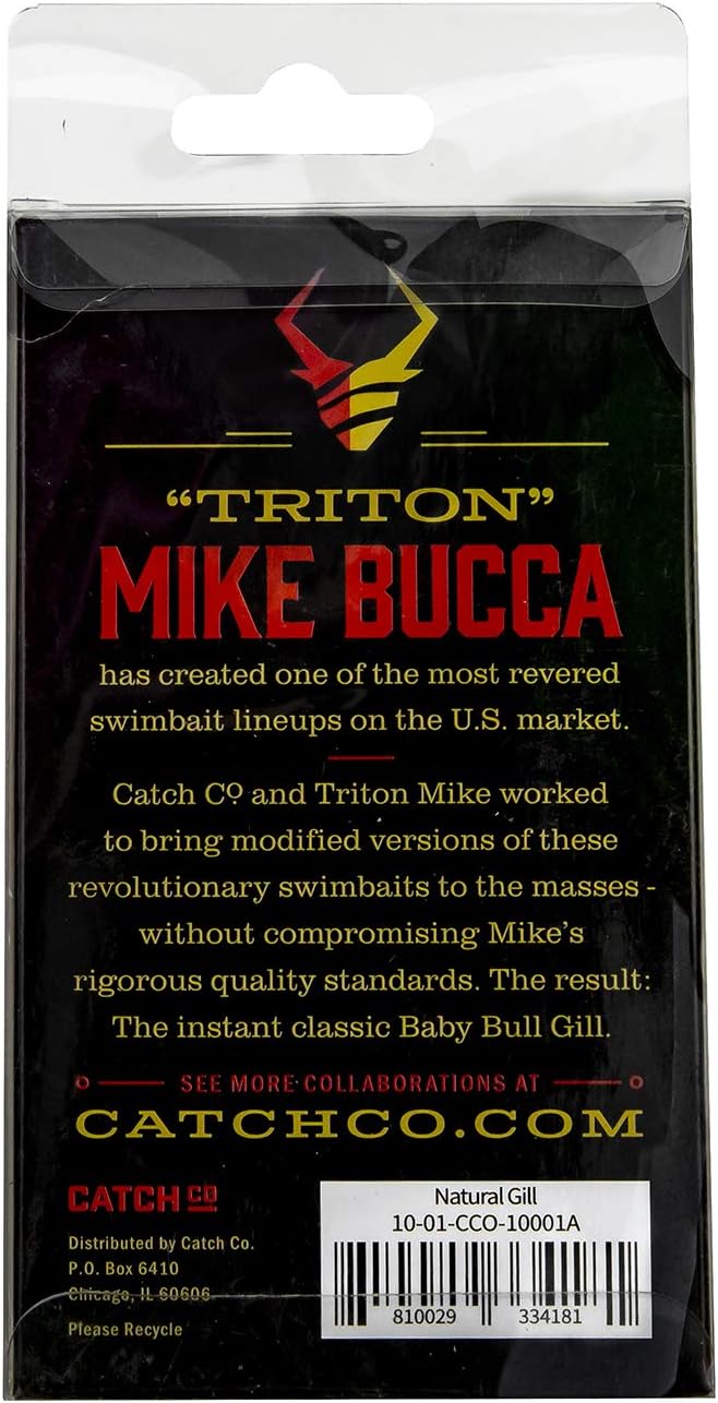 Catch Co Mike Bucca's Baby Bull Gill Swimbait 3.75" 3/4 oz