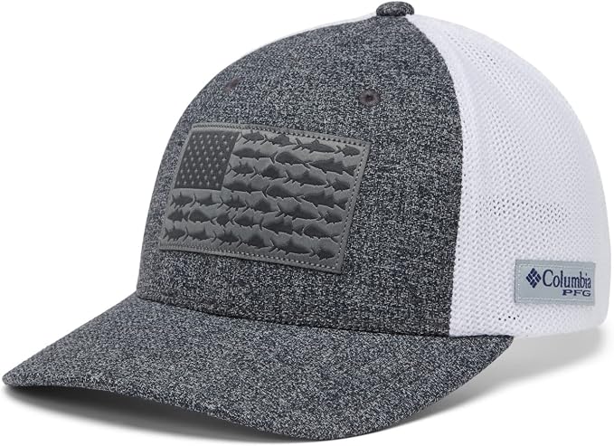 Columbia Unisex Adult PFG Logo Mesh Ball Cap