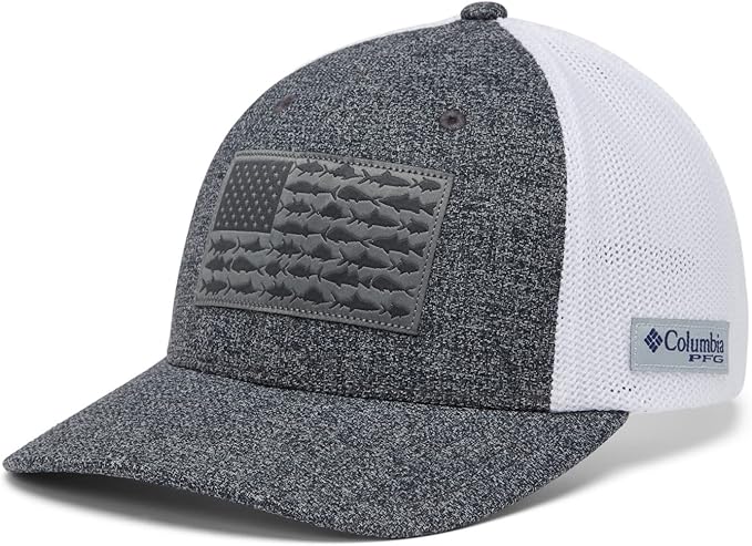 Columbia Unisex Adult PFG Logo Mesh Ball Cap