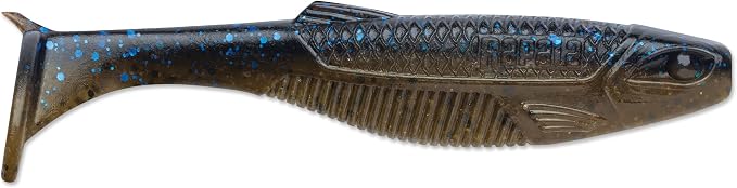 Rapala CrushCity Mayor Soft Plastic Paddle Tail Swimbait, Strong Kicking Action for Swim Jigs & Underspins, Bass, Redfish, Trout, Snook, Walleye & More