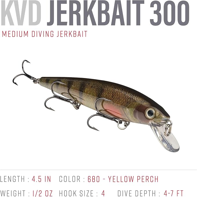 Strike King KVD Jerkbait 3 Hook