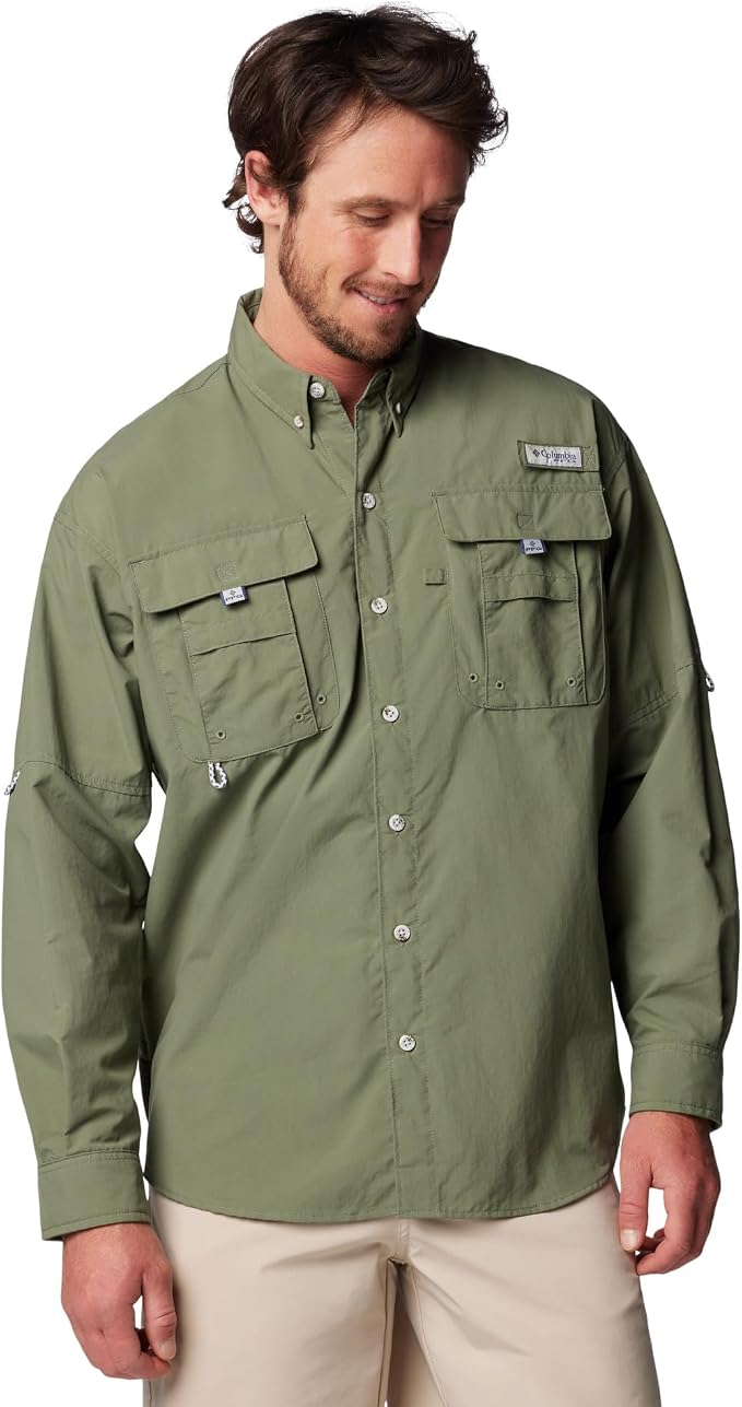Columbia Men's PFG Bahama II Long Sleeve Fishing Shirt