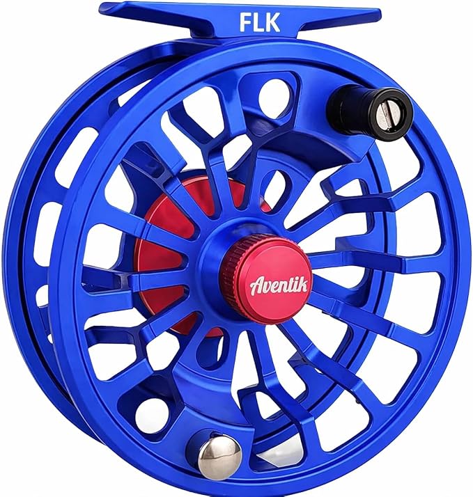 Aventik FLK Fly Fishing Reel Aluminum Trout 3/5, 5/7, 7/9wt Large Arbor Freshwater Fly Reel