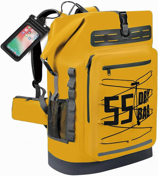 MORXPLOR Dry Bag Waterproof,5L/10L/20L/30L/40L/55L Roll Top Dry Bag Backpack with WaterProof Phone Case for Swim,Kayak