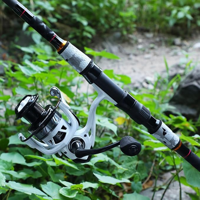 Sougayilang Surf Fishing Rod and Reel Combo, 4 Piece MH/H Saltwater Fishing Combo with 5000 Size Spinning Reel(12'/15')
