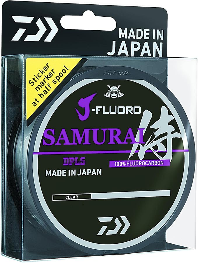 Daiwa J-Fluoro Samurai FLUOROCARBON LINE, Filler, Multi, One Size (JFS14-220)