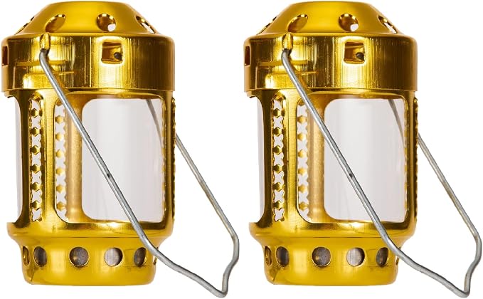 Drfeify Candle Camping Lantern, Aluminium Alloy Candle Lamp Night Fishing Hanging Flashlight Essential for Home, Outdoor, Emergency