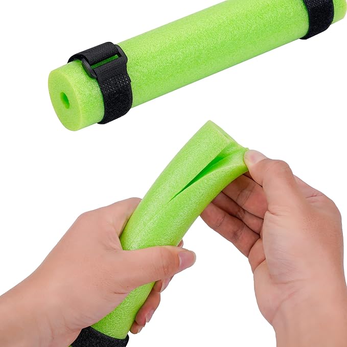 Fishing Rod Float, Floating Rod Butt Cushion, Fishing Float Tube Accessories, Kayak Fishing Rod Floater for Prevent the Narrow Rod Goes Overboard(Include Fastening Straps)