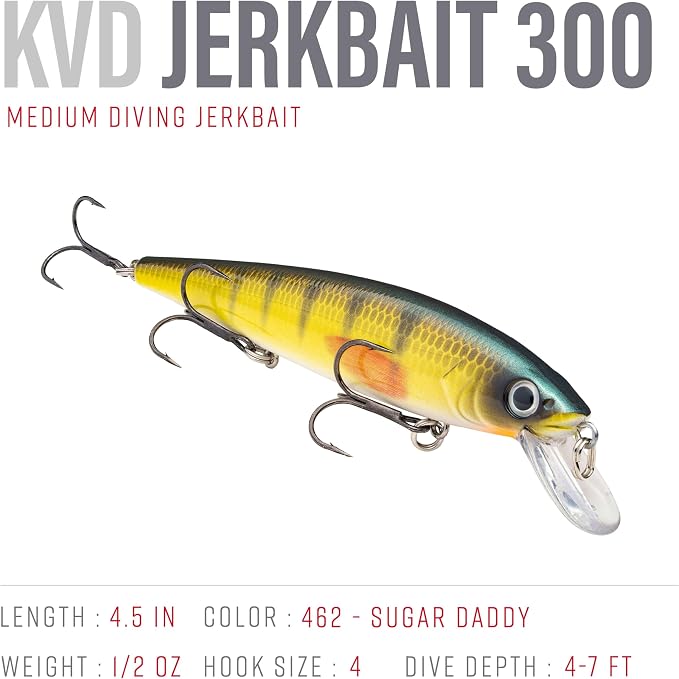 Strike King KVD Jerkbait 3 Hook