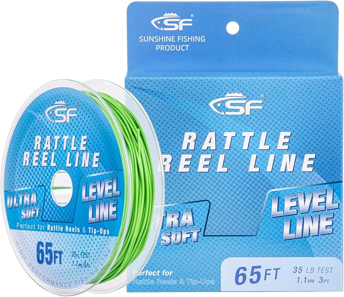 SF Rattle Reel Line for Ice Fishing Rattle Reels