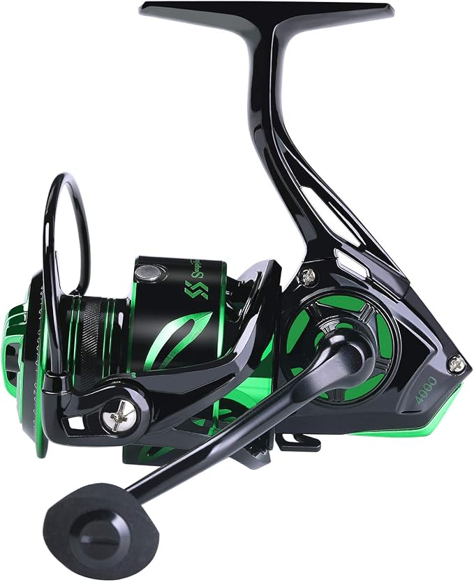 Sougayilang Fishing reels Light Weight Saltwater Spinning Reel - 39.5 LB Carbon Fiber Drag,12+1 BB Ultra Smooth All Aluminum Inshore Reel