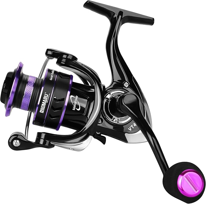 Rikimaru VT Spinning Reels, Carbon Fiber 30LBs Max Drag, 9+1 Shielded BB, Saltwater Freshwater Spinning Fishing Reel, 5.1:1/6.2:1, 2000, 3000, 4000, 5000，6000, 7000 Series