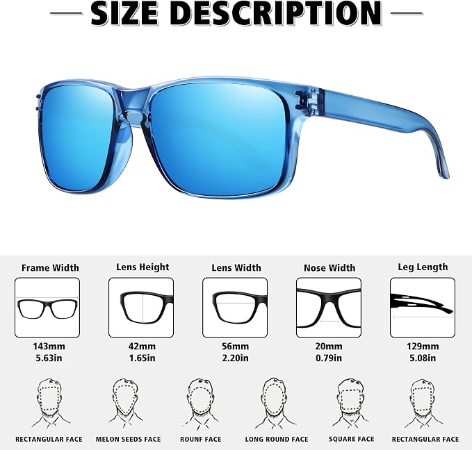 MEETSUN Polarized Sunglasses for Men Women Sports Driving Fishing Glasses UV400 Protection
