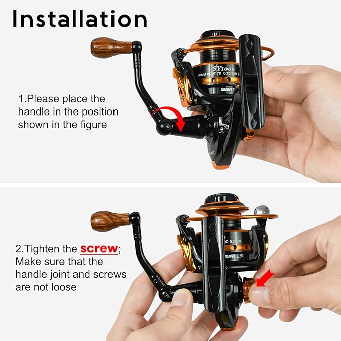 Summer and Centron Spinning Reels, 12 +1 BB Light Weight & Ultra Smooth Reel for Ice/Summer 3000/1000 Fishing Reel by QINGLER