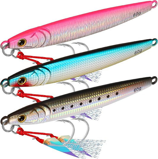 TRUSCEND Vibespinner Easy Catch Fishing Lures with BKK Hooks, Tail Spinner Baits with 4 Actions, Vibrating Swimming Flashing & Jigging for More Bites, Spoon Lures for Bass Trout Crappie Walleye Pike