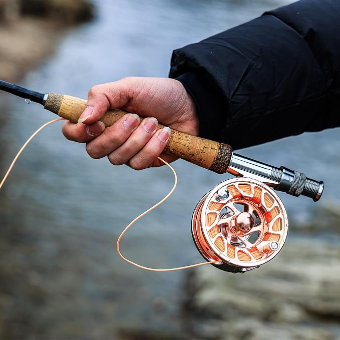 Sougayilang Fly Fishing Rod and Reel Combo, 5/6 Weight, Lightweight Portable, Starter Package
