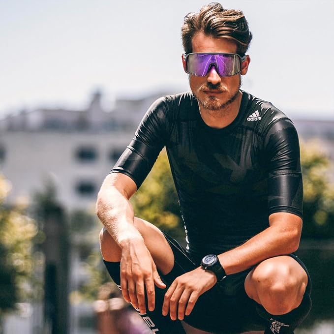 SEKKAF Polarized Sports Sunglasses for Men and Women Cycling Glasses UV Protection Goggles for Mountain Bike Running Fishing
