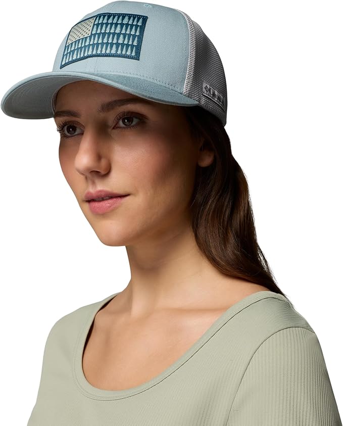 Columbia Unisex Adult PFG Logo Mesh Ball Cap