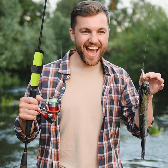 8 Pack Fishing Lure Covers，Lure Wraps for Fishing Rod，Fishing Hook Bait Covers