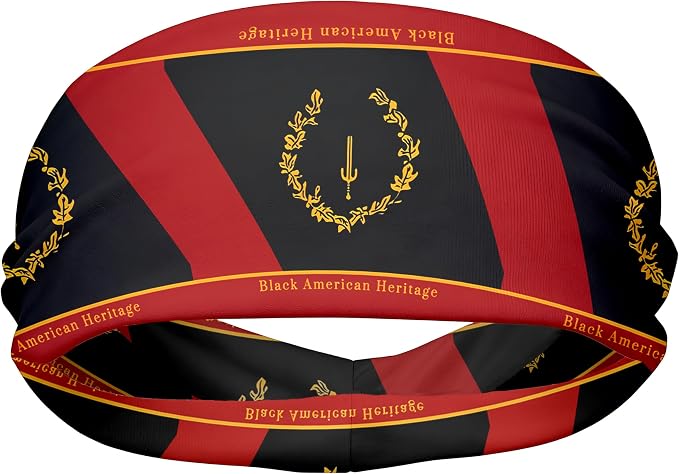 Flag Headbands for Men Women, Moisture Wicking Sweatband Breathable Sports Headwrap, Non-Slip Stretchy Fitness Hair Band