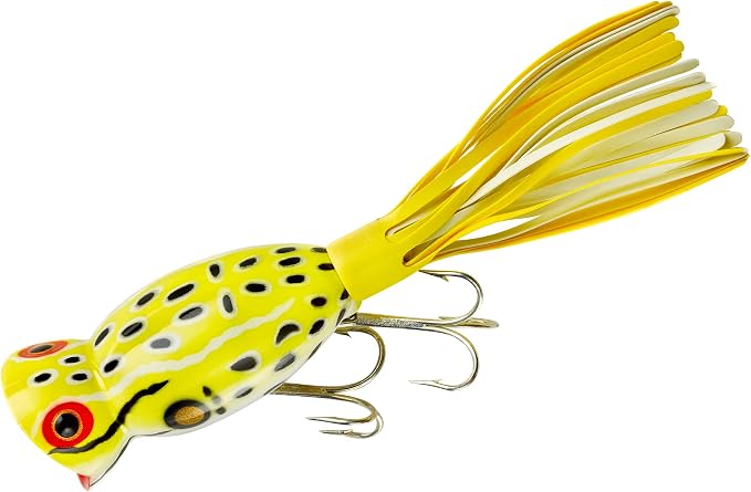 Arbogast Triple Threat Fishing Lure 3-Pack - Includes Jitterbug Lures and Hula Popper Lures