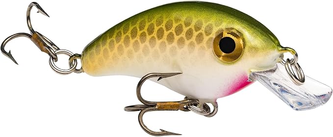 Strike King Bitsy Pond Minnow Crankbait Fishing Lure, 3/32 oz, Irresistible to Fish