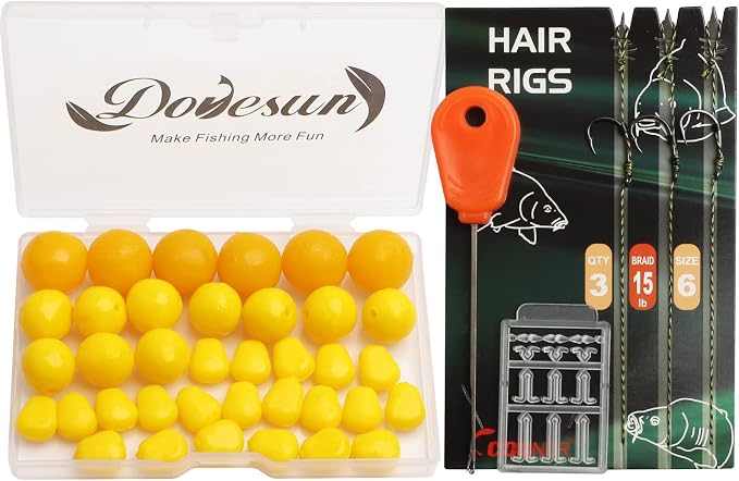 Dovesun 41PCS/151PCS Carp Fishing Hair Rigs Baits Carp Rigs Kit Fishing Equipment Accessories