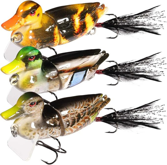 TRUSCEND Swimmax Easy Catch Fishing Lures with BKK Hooks, Wiggling, Vibrating, Rattling and Gurgling for More Bites, Heavy-Duty Dyneema Fiber Jointed Swimbaits for Bass, Trout, Crappie, Walleye, Pike