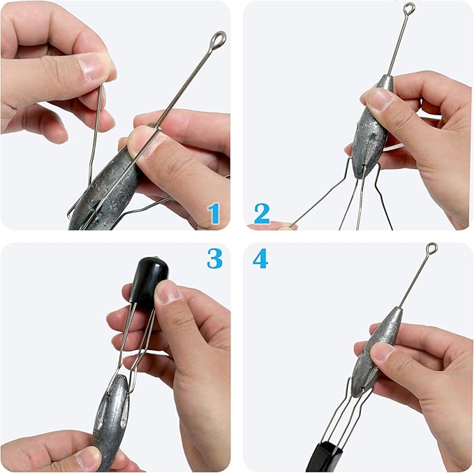 Sputnik Sinkers Fishing Weights Sinkers Surf and Pier Fishing Sinkers Long Tails for Saltwater Fishing Gear Tackle 2oz 3oz 4oz 5oz 6oz