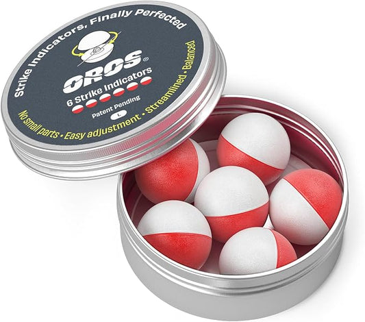 Oros Strike Indicators for Fly Fishing, Reusable Foam Nymph Indicators, High Visibility Trout Fishing Float, Assorted Sizes