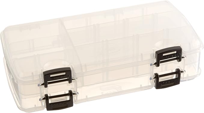 Plano Adjustable Double-Sided StowAway Tackle Box Premium Tackle Storage, Plastic, Multicolor
